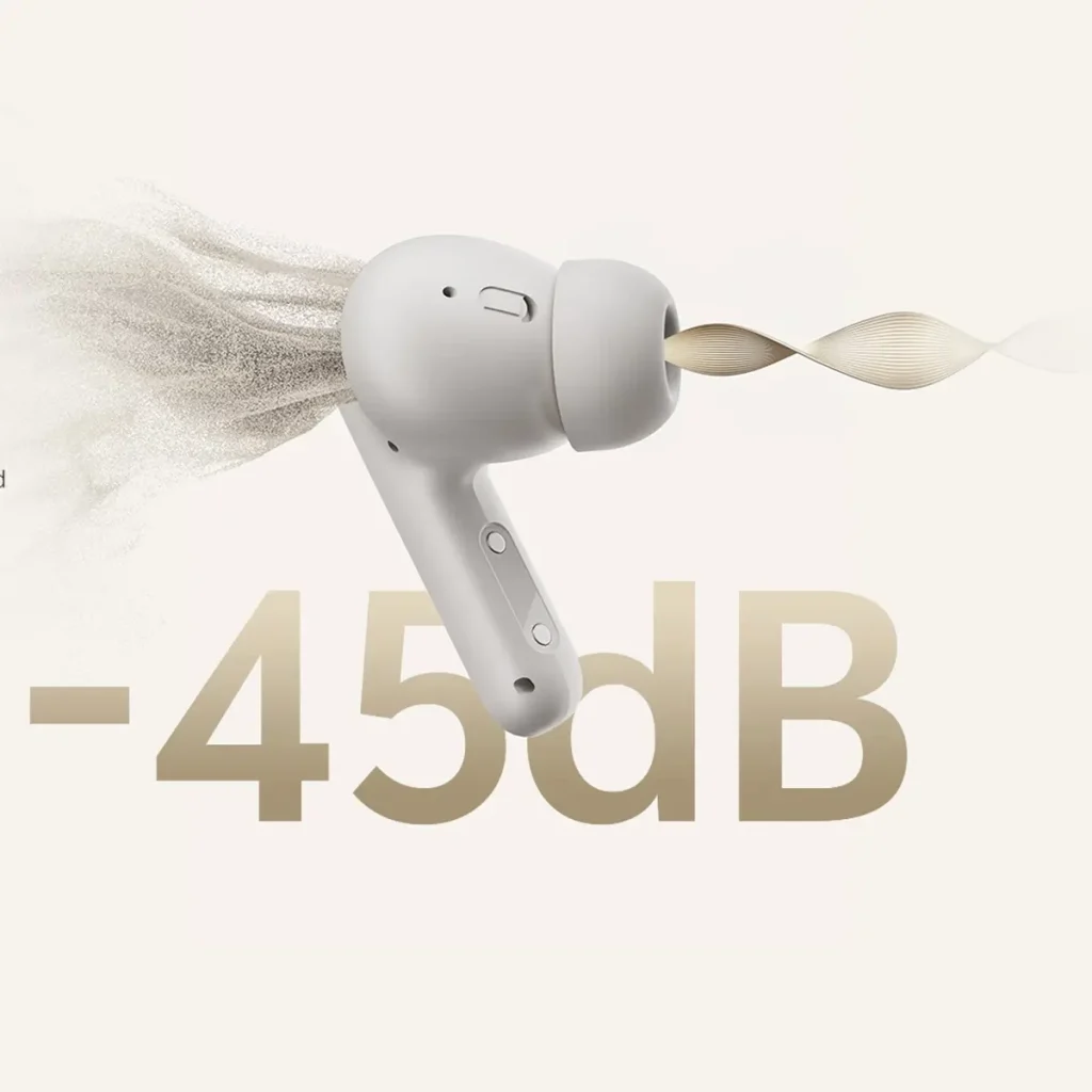 هندزفری بلوتوثی کیو سی وای مدل QCY Buds ANC HT15