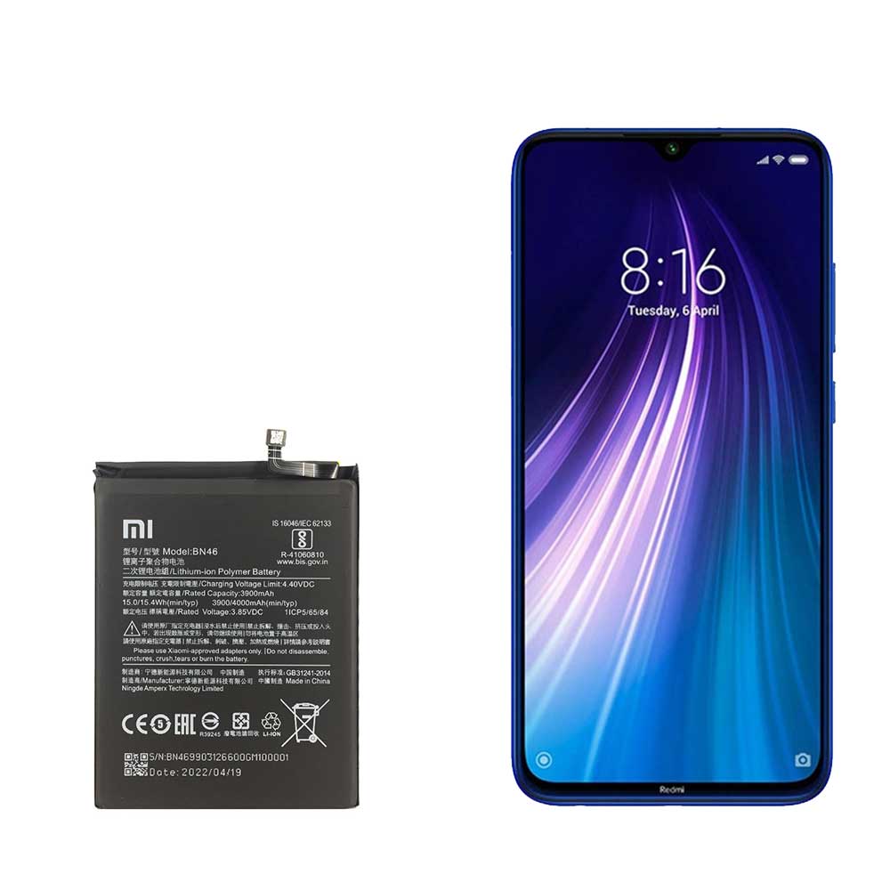باتری گوشی شیائومی Redmi Note 8 مدل BN46
